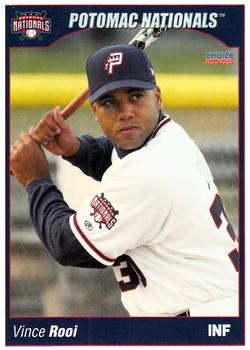 2005 Choice Potomac Nationals #27 Vince Rooi Front