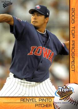 2005 MultiAd Pacific Coast League Top Prospects #25 Renyel Pinto Front
