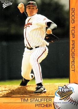 2005 MultiAd Pacific Coast League Top Prospects #32 Tim Stauffer Front