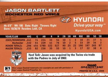 2006 Grandstand Hyundai Triple-A Legends - Series 1 #NNO Jason Bartlett Back