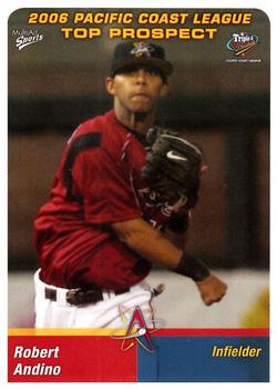 2006 MultiAd Pacific Coast League Top Prospects #1 Robert Andino Front