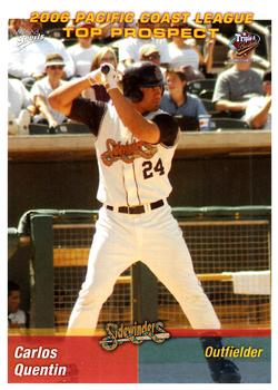 2006 MultiAd Pacific Coast League Top Prospects #31 Carlos Quentin Front