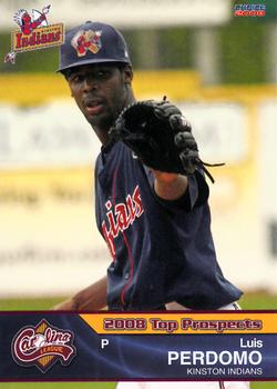 2008 Choice Carolina League Top Prospects #26 Luis Perdomo Front
