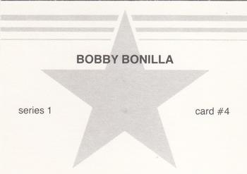 1988 Red Stars Series 1 (unlicensed) #4 Bobby Bonilla Back