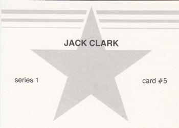 1988 Red Stars Series 1 (unlicensed) #5 Jack Clark Back
