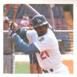 1991 Baseball's Best Hit Men Stickers #4 Hubie Brooks Front