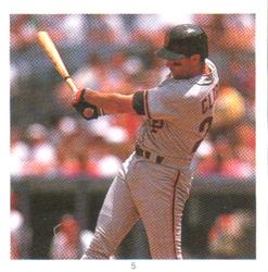 1991 Baseball's Best Hit Men Stickers #5 Will Clark Front
