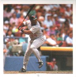1991 Baseball's Best Hit Men Stickers #15 Kirby Puckett Front