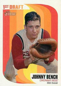 2014 Topps Heritage - 1st Draft #65MLB-JB Johnny Bench Front