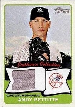 2014 Topps Heritage - Clubhouse Collection Relics #CCR-AP Andy Pettitte Front