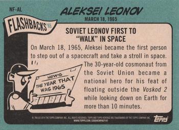 2014 Topps Heritage - News Flashbacks #NF-AL Aleksei Leonov Back