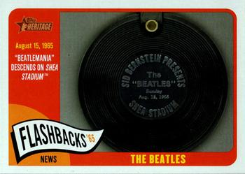 2014 Topps Heritage - News Flashbacks #NF-TB The Beatles Front