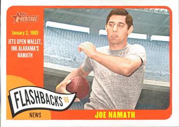 2014 Topps Heritage - News Flashbacks #NF-JN Joe Namath Front