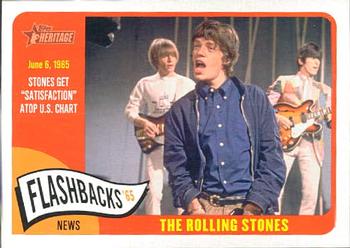 2014 Topps Heritage - News Flashbacks #NF-TRS The Rolling Stones Front