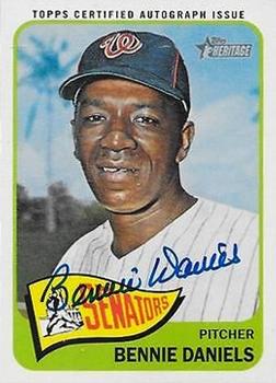 2014 Topps Heritage - Real One Autographs #ROA-BD Bennie Daniels Front