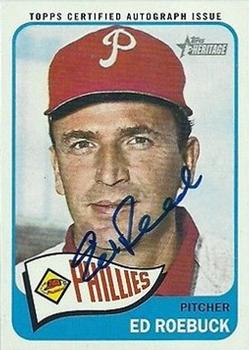 2014 Topps Heritage - Real One Autographs #ROA-ER Ed Roebuck Front