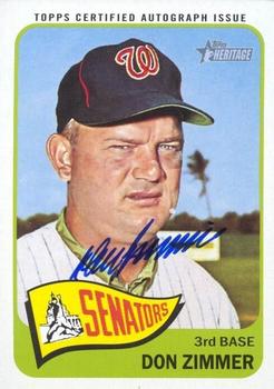 2014 Topps Heritage - Real One Autographs #ROA-DZ Don Zimmer Front