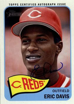2014 Topps Heritage - Real One Autographs #ROA-ED Eric Davis Front