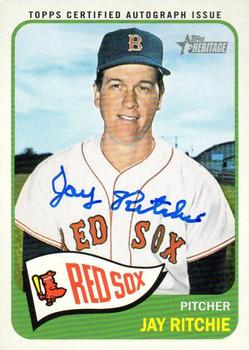 2014 Topps Heritage - Real One Autographs #ROA-JR Jay Ritchie Front
