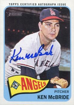 2014 Topps Heritage - Real One Autographs #ROA-KM Ken McBride Front