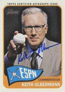 2014 Topps Heritage - Real One Autographs #ROA-KO Keith Olbermann Front
