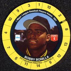 1991 Cadaco Discs #NNO Bobby Bonilla Front