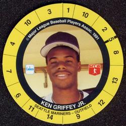 1991 Cadaco Discs #NNO Ken Griffey Jr. Front