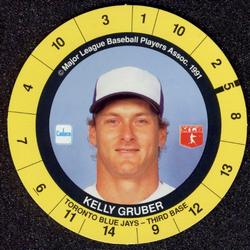 1991 Cadaco Discs #NNO Kelly Gruber Front