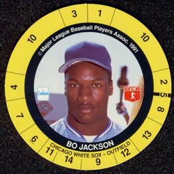 1991 Cadaco Discs #NNO Bo Jackson Front