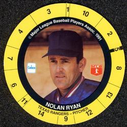 1991 Cadaco Discs #NNO Nolan Ryan Front
