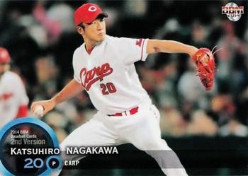 2014 BBM #594 Katsuhiro Nagakawa Front