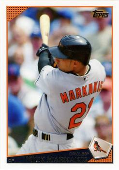 2009 Topps Baltimore Orioles #BAL1 Nick Markakis Front