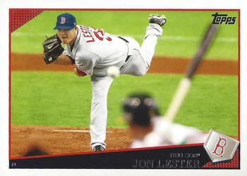 2009 Topps Boston Red Sox #BOS4 Jon Lester Front