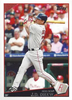 2009 Topps Boston Red Sox #BOS8 J.D. Drew Front