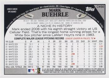 2009 Topps Chicago White Sox #CWS6 Mark Buehrle Back