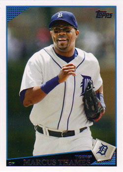 2009 Topps Detroit Tigers #DET7 Marcus Thames Front