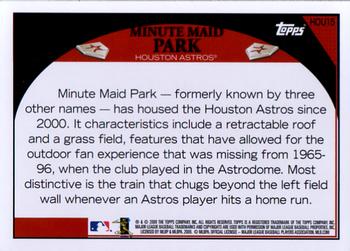 2009 Topps Houston Astros #HOU15 Minute Maid Park Back