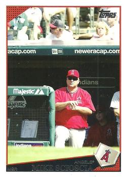 2009 Topps Los Angeles Angels #LAA15 Mike Scioscia Front