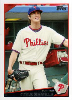 2009 Topps Philadelphia Phillies #PHI1 Cole Hamels Front