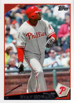 2009 Topps Philadelphia Phillies #PHI2 Ryan Howard Front