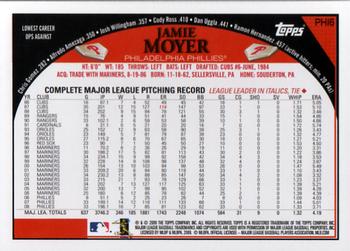 2009 Topps Philadelphia Phillies #PHI6 Jamie Moyer Back