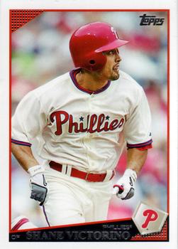 2009 Topps Philadelphia Phillies #PHI11 Shane Victorino Front