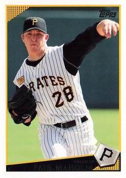2009 Topps Pittsburgh Pirates #PIT4 Paul Maholm Front