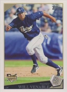 2009 Topps San Diego Padres #SDP11 Will Venable Front