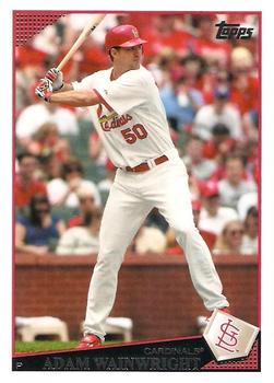 2009 Topps St. Louis Cardinals #STL4 Adam Wainwright Front