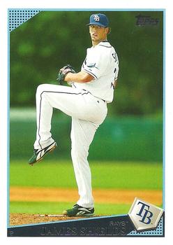 2009 Topps Tampa Bay Rays #TBR6 James Shields Front