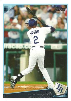 2009 Topps Tampa Bay Rays #TBR7 B.J. Upton Front