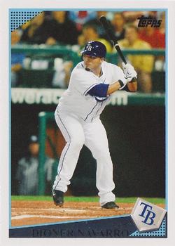 2009 Topps Tampa Bay Rays #TBR14 Dioner Navarro Front