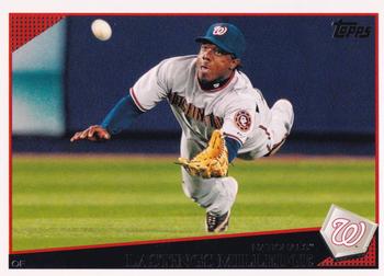 2009 Topps Washington Nationals #WAS5 Lastings Milledge Front