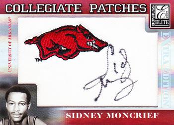 2007 Donruss Elite Extra Edition - Collegiate Patches #CP-SM Sidney Moncrief Front